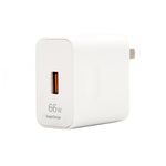 Bộ sạc du lịch sạc nhanh USB 66W 6A, phích cắm US, phích cắm US