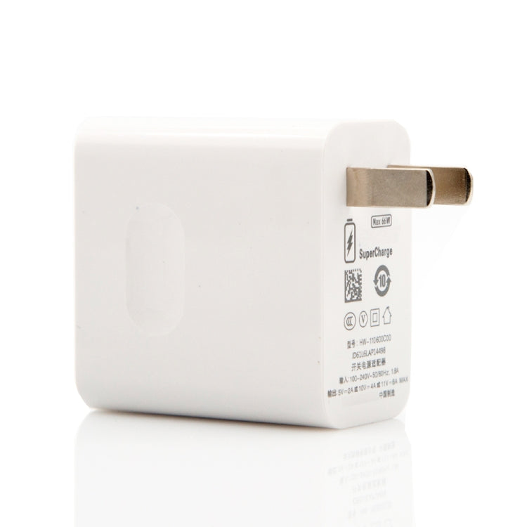 Bộ sạc du lịch sạc nhanh USB 66W 6A, phích cắm US, phích cắm US