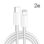 Cáp sạc nhanh PD 12W USB-C / Type-C sang 8 Pin XJ-61, dài 1m, 1.5m, 2m