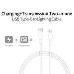 Bộ sạc nhanh du lịch PD 20W PD 3.0 với cáp dữ liệu sạc nhanh USB-C / Type-C sang 8 Pin, phích cắm Úc