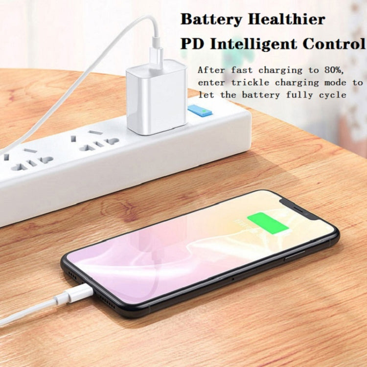 Bộ chuyển đổi nguồn sạc du lịch PD 20W cổng USB-C / Type-C đơn, phích cắm US, phích cắm US 20W