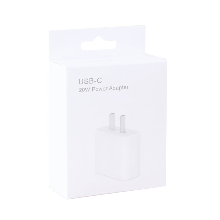 Bộ chuyển đổi nguồn sạc du lịch PD 20W cổng USB-C / Type-C đơn, phích cắm US, phích cắm US 20W
