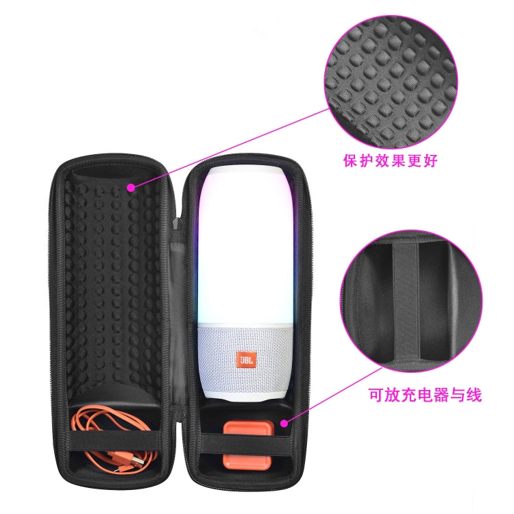 Túi đeo vai EVA du lịch cho loa JBL pulse3/charge3/Charge 4/ Pulse4 màu đen
