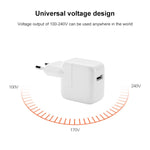 Bộ sạc du lịch cổng USB 12W cho dòng iPad / iPod / iPhone, phích cắm EU