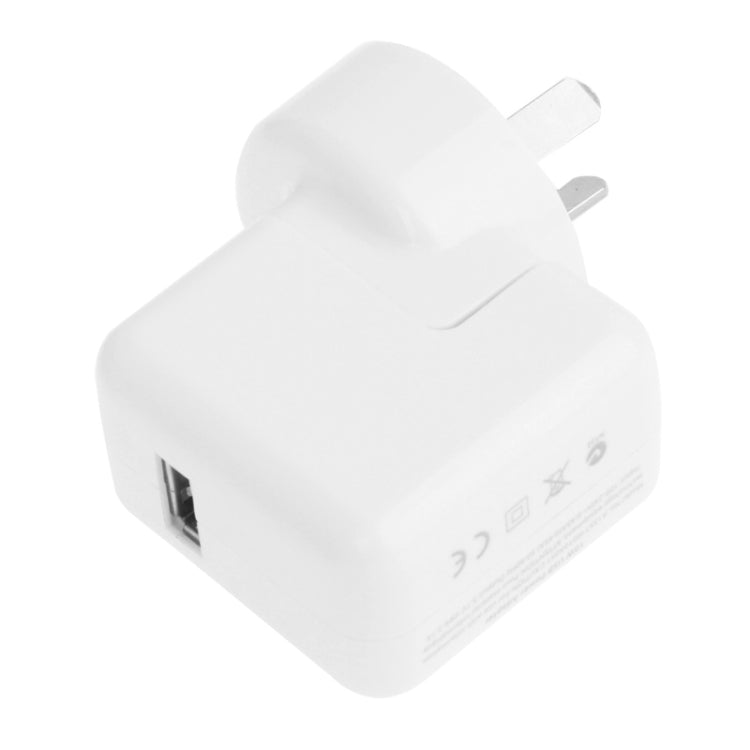 Bộ sạc du lịch cổng USB 12W cho dòng iPad / iPod / iPhone, phích cắm AU