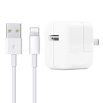 Bộ sạc USB 12W + cáp dữ liệu USB sang 8 Pin cho dòng iPad / iPhone / iPod, phích cắm US