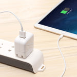 Bộ sạc USB 12W + cáp dữ liệu USB sang 8 Pin cho dòng iPad / iPhone / iPod, phích cắm US