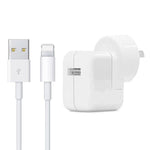 Bộ sạc USB 12W + cáp dữ liệu USB sang 8 Pin cho dòng iPad / iPhone / iPod, phích cắm AU