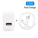 Bộ sạc USB 12W + cáp dữ liệu USB sang 8 Pin cho dòng iPad / iPhone / iPod, phích cắm AU