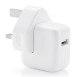 Bộ sạc USB 12W + cáp dữ liệu USB sang 8 Pin cho dòng iPad / iPhone / iPod, phích cắm UK