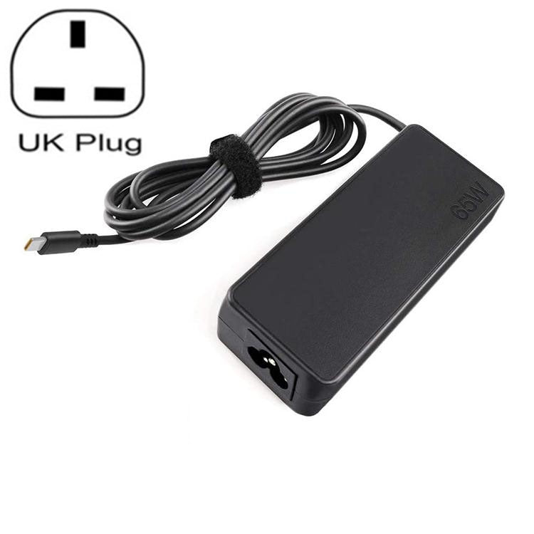 Bộ sạc adapter nguồn 20V 3.25A 65W cổng Thunder Type-C cho laptop Lenovo ThinkPad X1, phích cắm UK, phích cắm AU, phích cắm US, phích cắm EU