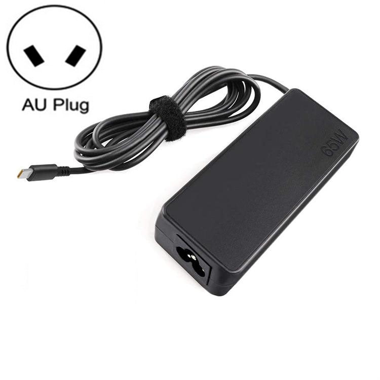 Bộ sạc adapter nguồn 20V 3.25A 65W cổng Thunder Type-C cho laptop Lenovo ThinkPad X1, phích cắm UK, phích cắm AU, phích cắm US, phích cắm EU