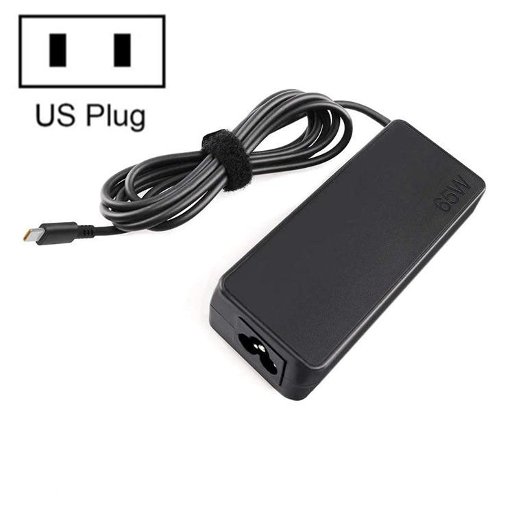 Bộ sạc adapter nguồn 20V 3.25A 65W cổng Thunder Type-C cho laptop Lenovo ThinkPad X1, phích cắm UK, phích cắm AU, phích cắm US, phích cắm EU