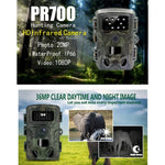 Camera săn bắn động vật hoang dã PR700 1080P kích hoạt chuyển động, quay video nhìn ban đêm cho theo dõi ngoài trời, PR700