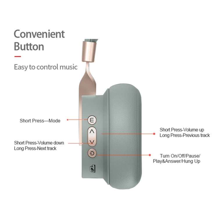 Tai nghe chơi game không dây P3 5.0 Super Bass HIFI Stereo có micro, hỗ trợ TF / FM / AUX