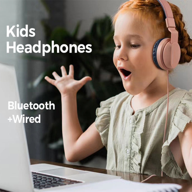 Tai nghe không dây BOBo Kids Bluetooth 5.0 bass chống ồn stereo có mic hỗ trợ thẻ TF / FM / AUX-in
