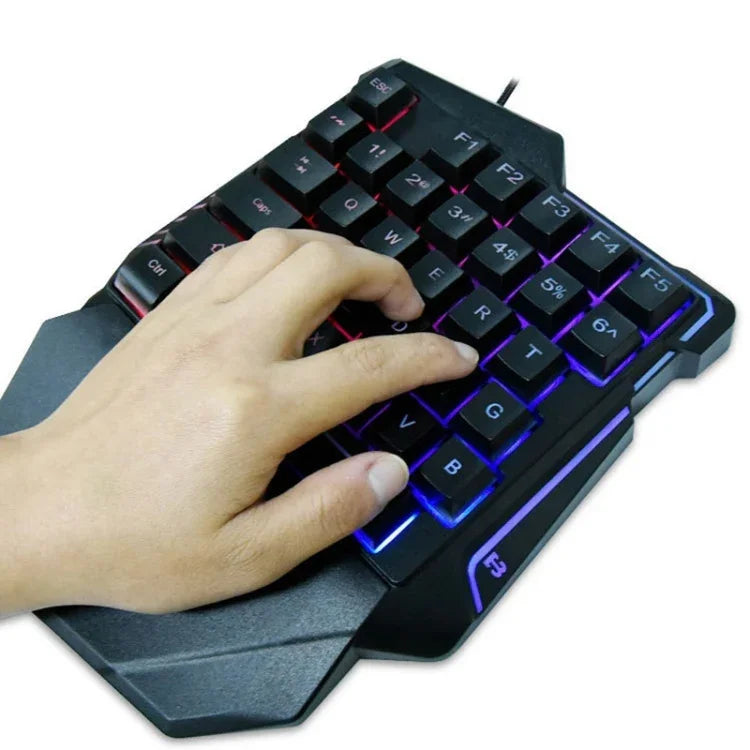 Bàn phím số một tay USB G7 37 phím có đèn nền, chiều dài cáp: 1.8m