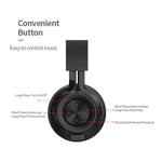 Tai nghe gập Fingertime P1 không dây Bluetooth 5.0 Stereo với đệm tai da mềm, mic tích hợp cho PC / Điện thoại di động