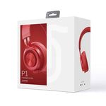 Tai nghe gập Fingertime P1 không dây Bluetooth 5.0 Stereo với đệm tai da mềm, mic tích hợp cho PC / Điện thoại di động