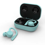 Tai nghe thể thao không dây Bluetooth T20 TWS móc tai, hộp sạc, chống nước IPX6, chống ồn