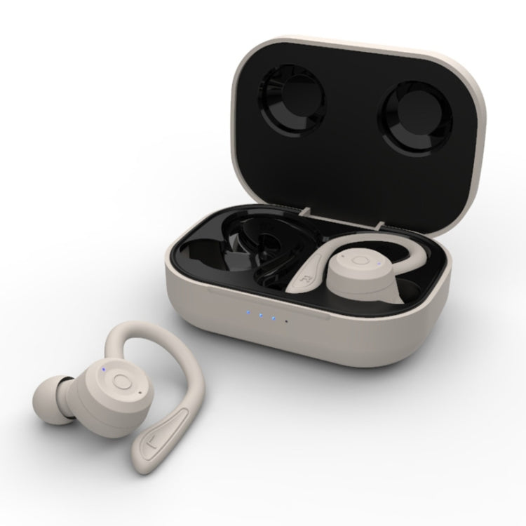 Tai nghe thể thao không dây Bluetooth T20 TWS móc tai, hộp sạc, chống nước IPX6, chống ồn
