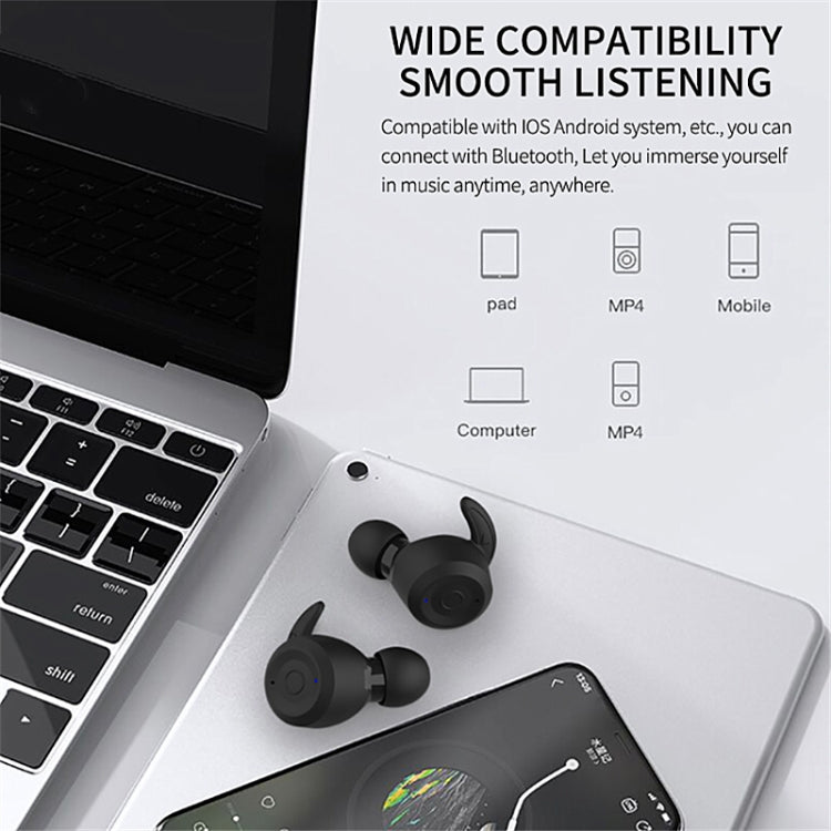 Tai nghe thể thao không dây Bluetooth T20 TWS móc tai, hộp sạc, chống nước IPX6, chống ồn