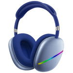 Tai nghe nhạc không dây Bluetooth gắn đầu AKZ MAX10 RGB có micro, hỗ trợ thẻ TF