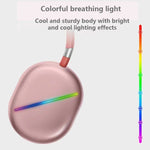 Tai nghe nhạc không dây Bluetooth gắn đầu AKZ MAX10 RGB có micro, hỗ trợ thẻ TF