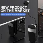 Tai nghe Bluetooth không dây K53 Stereo, nhắc cuộc gọi, rung, kẹp đeo, tai nghe cho điện thoại