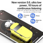 Tai nghe Bluetooth không dây K53 Stereo, nhắc cuộc gọi, rung, kẹp đeo, tai nghe cho điện thoại