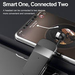 Tai nghe Bluetooth không dây K53 Stereo, nhắc cuộc gọi, rung, kẹp đeo, tai nghe cho điện thoại