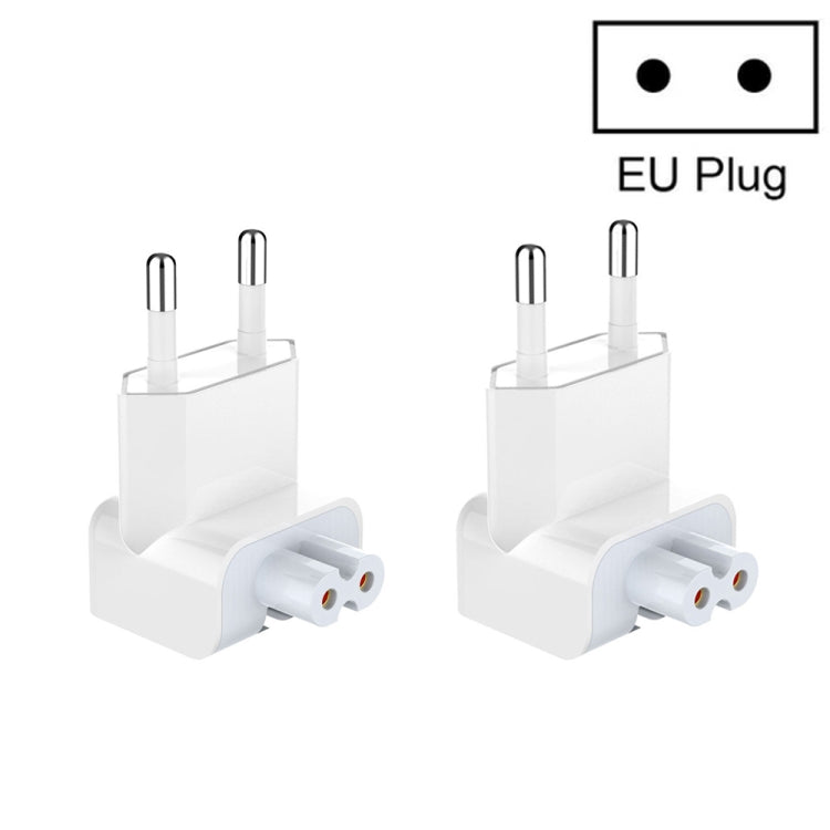2 cái Bộ chuyển đổi nguồn XJ01 cho sạc iPad 10W 12W & sạc MacBook, Cắm EU, Cắm EU