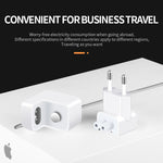 2 cái Bộ chuyển đổi nguồn XJ01 cho sạc iPad 10W 12W & sạc MacBook, Cắm EU, Cắm EU
