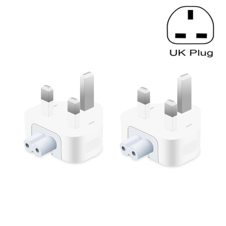 2 cái Bộ chuyển đổi nguồn XJ01 cho sạc iPad 10W 12W & sạc dòng MacBook, phích cắm Anh, phích cắm Anh