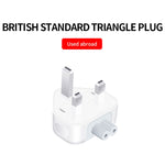 2 cái Bộ chuyển đổi nguồn XJ01 cho sạc iPad 10W 12W & sạc dòng MacBook, phích cắm Anh, phích cắm Anh