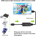 Cáp chuyển đổi video kỹ thuật số tương tự N64 sang HDMI 1080P, bộ chuyển đổi 1080P