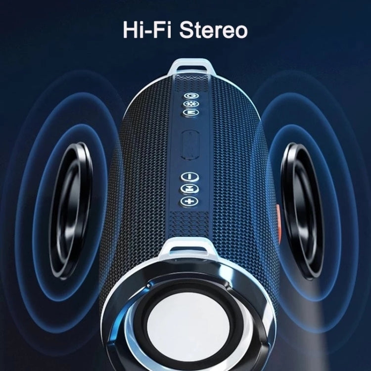 Loa Bluetooth Bass 3D Stereo Không Dây Di Động Đèn LED Nhấp Nháy T&G TG192, Hỗ trợ FM / Thẻ TF / USB