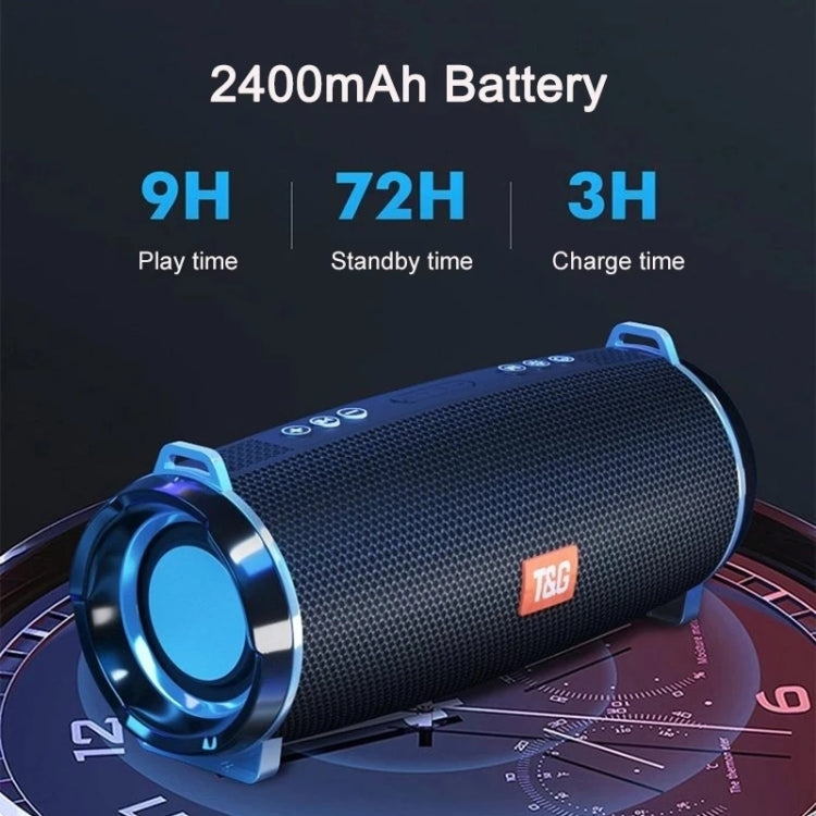 Loa Bluetooth Bass 3D Stereo Không Dây Di Động Đèn LED Nhấp Nháy T&G TG192, Hỗ trợ FM / Thẻ TF / USB