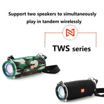 Loa Bluetooth Bass 3D Stereo Không Dây Di Động Đèn LED Nhấp Nháy T&G TG192, Hỗ trợ FM / Thẻ TF / USB
