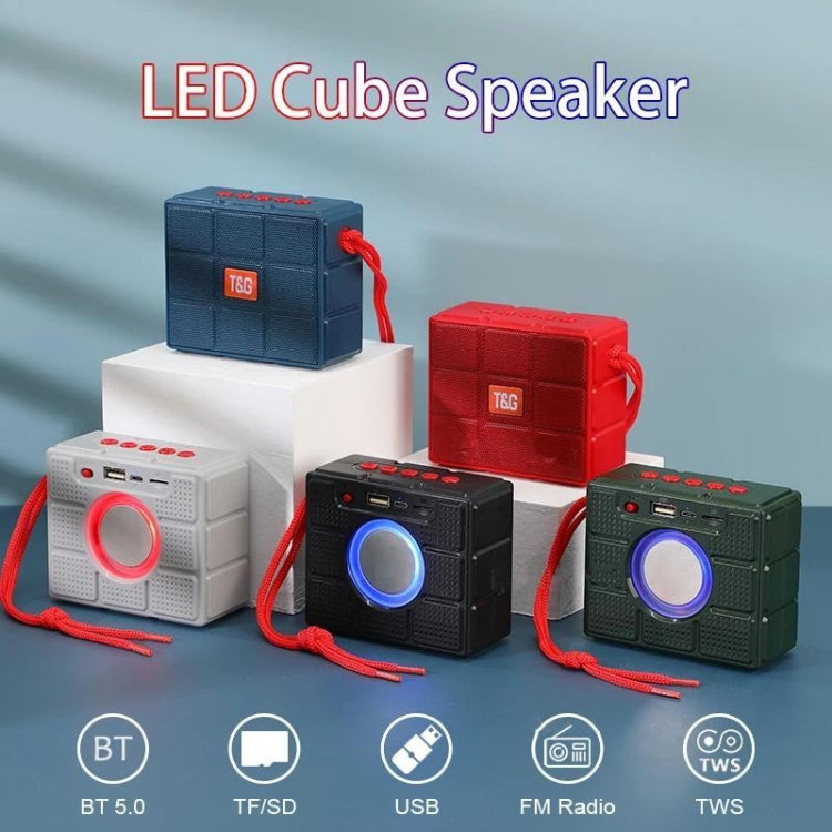 Loa Bluetooth Di Động Đèn LED T&G TG311, Hỗ trợ Thẻ TF / FM / AUX 3.5mm / Ổ Đĩa U