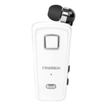 Tai nghe Bluetooth chống trộm F980 CSR4.1 cáp rút, nhắc nhở rung cuộc gọi, màu trắng