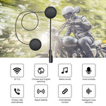 Tai nghe Bluetooth mũ bảo hiểm xe máy T4 BT 5.0 Stereo kết nối tự động hỗ trợ SIRI, T4
