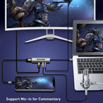 Card Ghi Hình Z39A HDMI / F + Micro HDMI / F + Âm Thanh + USB 4K, Hỗ Trợ Windows Android Linux và MacOS, Z39A
