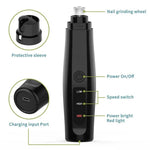 Máy mài móng chó điện sạc USB không đau, Máy mài móng