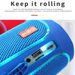 Loa Bluetooth Bass Subwoofer Stereo Không Dây Di Động Đèn LED Nhấp Nháy T&G TG287 FM / Thẻ TF / USB