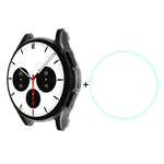 Ốp TPU mềm trong suốt phủ toàn bộ ENKAY Hat-Prince + Miếng dán kính cường lực HD, dành cho Samsung Galaxy Watch4 Classic 42mm, dành cho Samsung Watch4 Classic 46mm