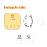 Ốp TPU mềm trong suốt phủ toàn bộ ENKAY Hat-Prince + Miếng dán kính cường lực HD, dành cho Samsung Galaxy Watch4 Classic 42mm, dành cho Samsung Watch4 Classic 46mm