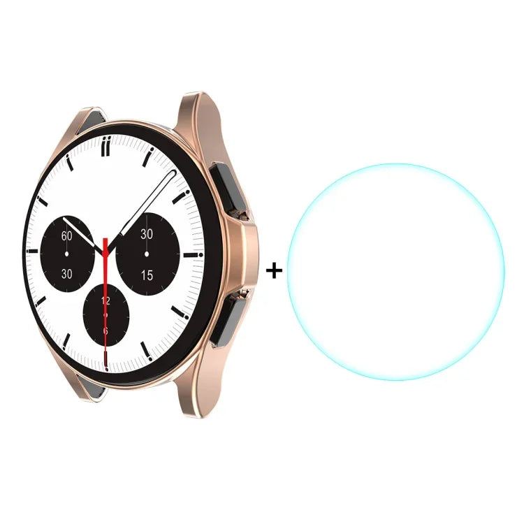 ENKAY Cho Samsung Galaxy Watch4 Classic 42mm Ốp Mềm TPU Bọc Điện Toàn Diện ENKAY Hat-Prince + Kính Cường Lực Bảo Vệ Màn Hình HD Trong Suốt, Cho Samsung Galaxy Watch4 Classic 42mm