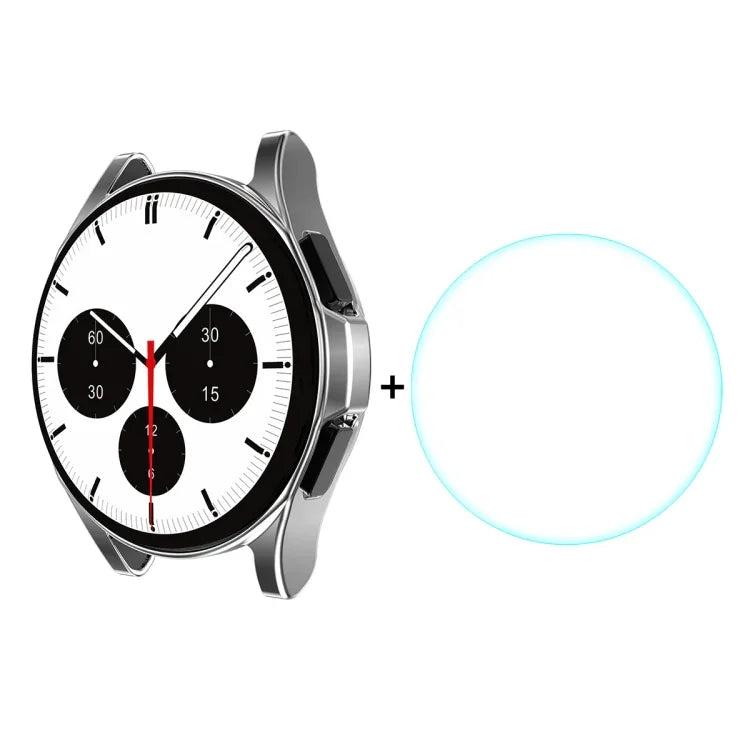 Cho Samsung Galaxy Watch4 Classic 46mm Ốp Mềm TPU Bọc Điện Toàn Diện ENKAY Hat-Prince + Kính Cường Lực Bảo Vệ Màn Hình HD Trong Suốt, Cho Samsung Galaxy Watch4 Classic 46mm