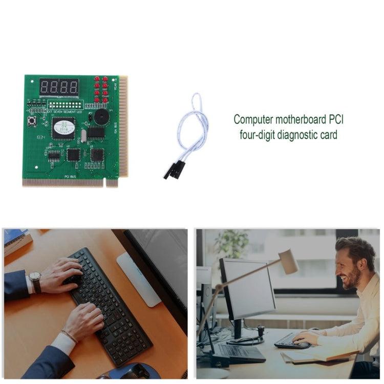 Thẻ chẩn đoán PCI bốn chữ số kiểm tra bo mạch chủ máy tính, 4 bit